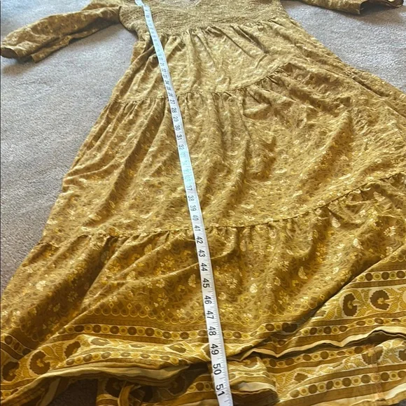 Christy Dawn the Basil Dress in Goldenrod - Picture 7 of 7